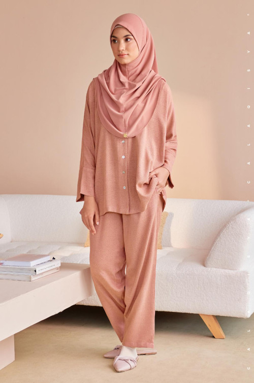 TAY PYJAMAS IN MUTED CLAY
